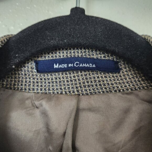 Chaps Ralph Lauren Fine Wool Blazer 38R Gray Sport Coat Jacket - Picture 4 of 15